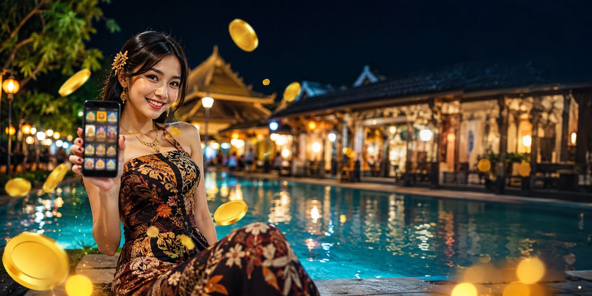Model menggunakan aplikasi casino di smartphone dengan antarmuka responsif
