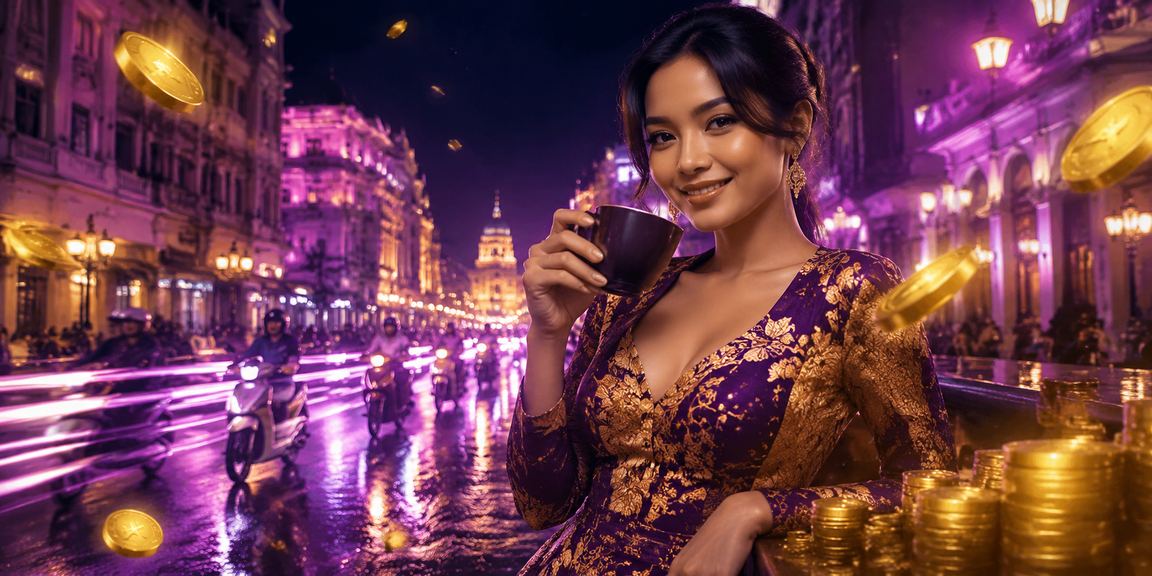 Pemain VIP menikmati bonus eksklusif dengan suasana kafe Vietnam yang elegan
